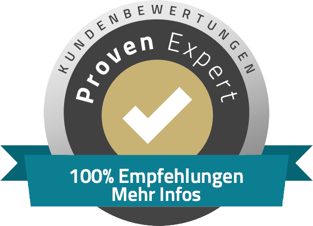 ProvenExpert – 355 Bewertungen und 100 Prozent Empfehlungen